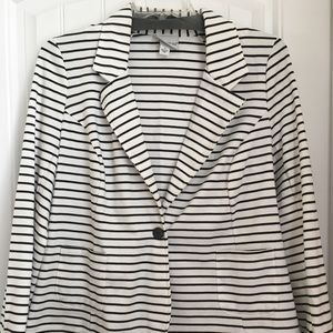 Pure Energy Striped Stretch Blazer